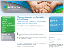 Tablet Screenshot of amiravita.de